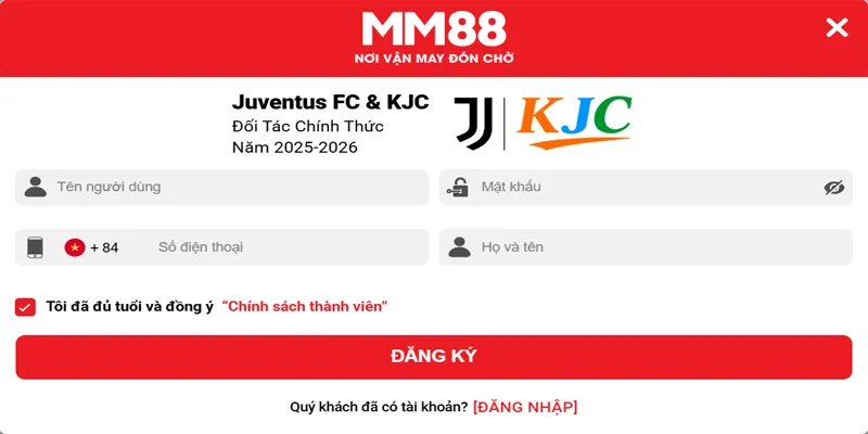 MM88 🌟 Link Vào Nhà Cái MM88 Top #1 Google VN 18 Điền đầy đủ thông tin đăng ký MM88