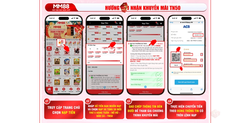 MM88 🌟 Link Vào Nhà Cái MM88 Top #1 Google VN 26 Sự kiện ưu đãi MM88 nạp 50 tặng 50 mỗi tuần